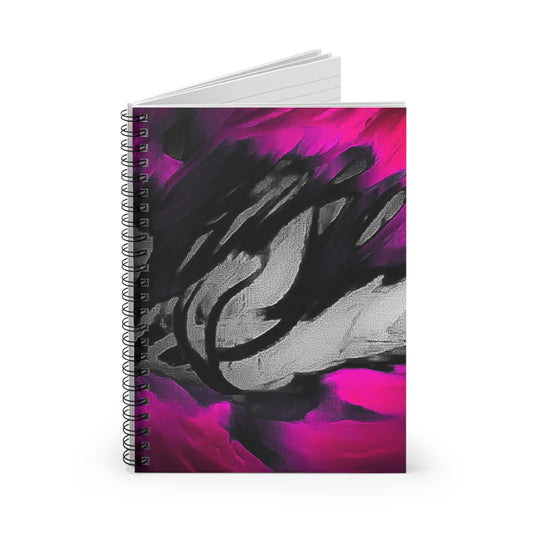 Spiral Notebook - Arcane Design, Ruled Line Pages