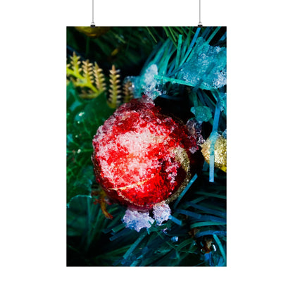 Vertical Poster - Snowy Christmas Ortiment