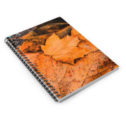 Spiral Notebook - Falling of Fall Ruled Line Journal